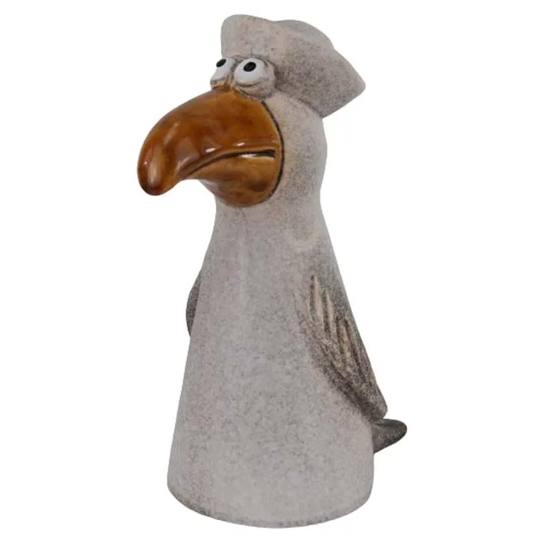 Zaunhocker Möwe, Keramik, Handarbeit