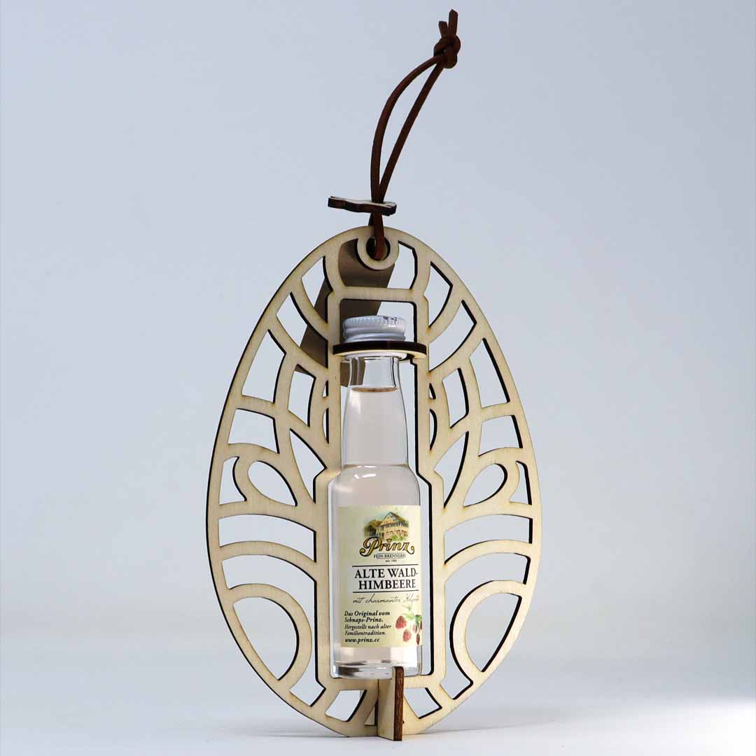 Osterei mit Prinz Schnaps Miniatur