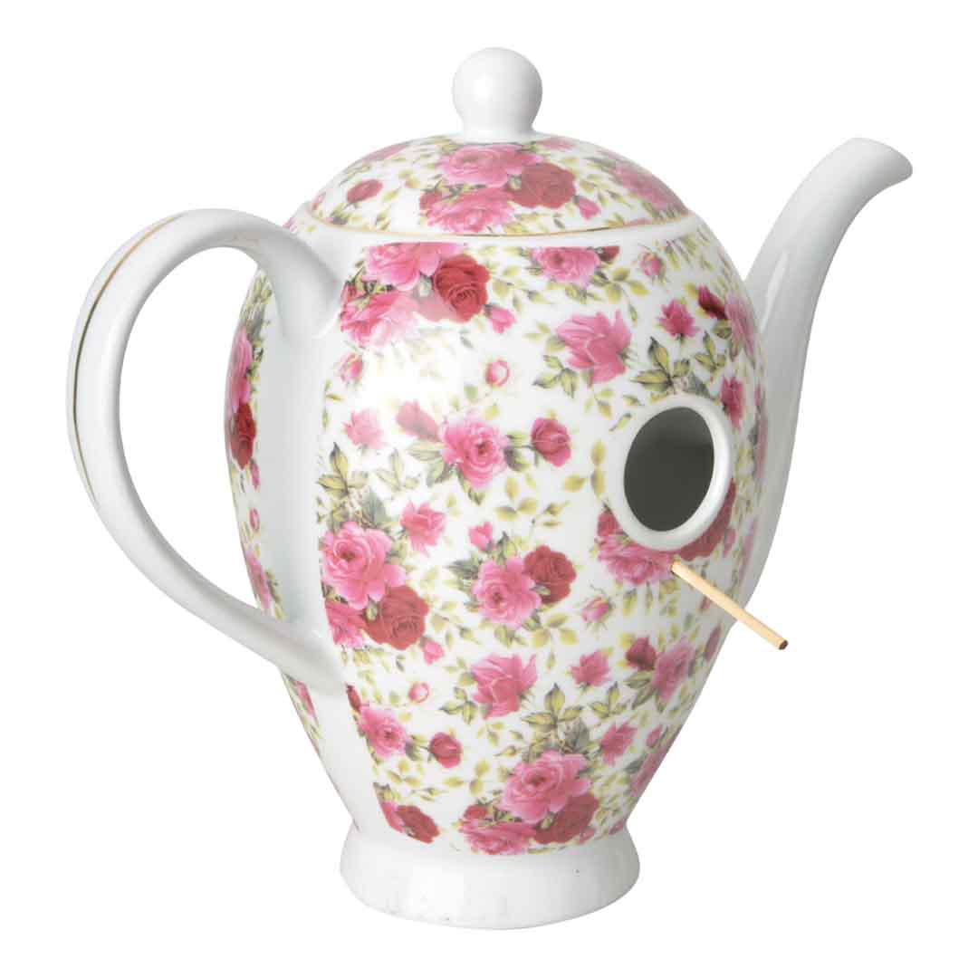 Nistkasten Teekanne im Vintage design 4 verschiedene Designs