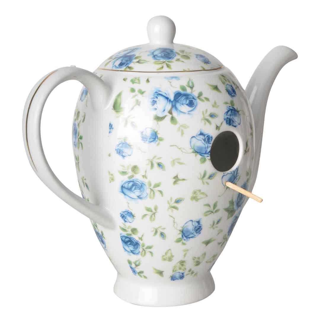 Nistkasten Teekanne im Vintage design 4 verschiedene Designs