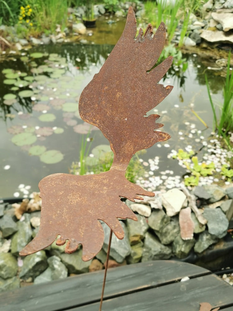 Engelsflügel zum Stecken Edelrost