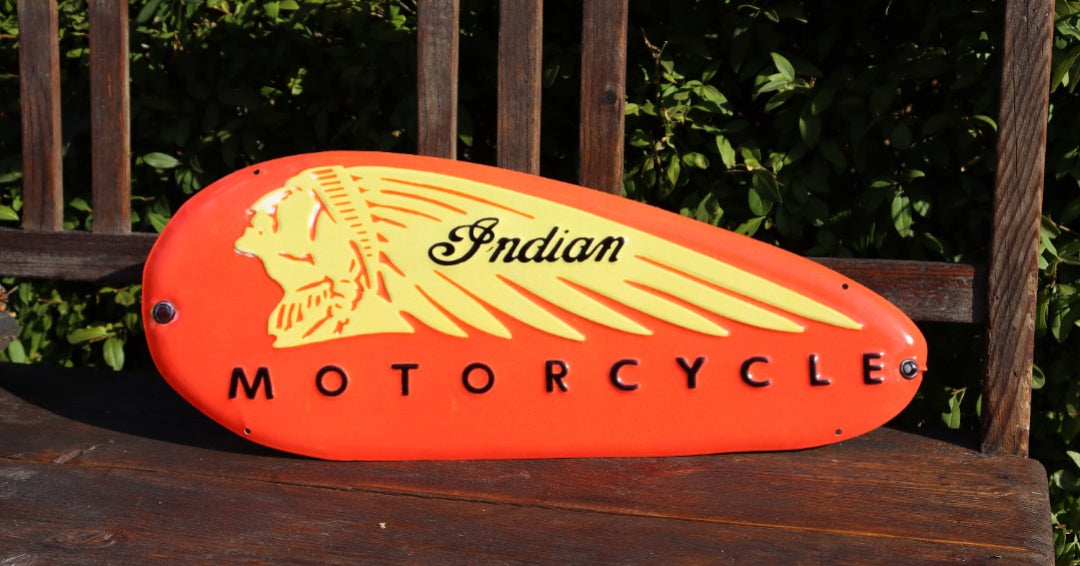 Blechschild Indian Motorcycle