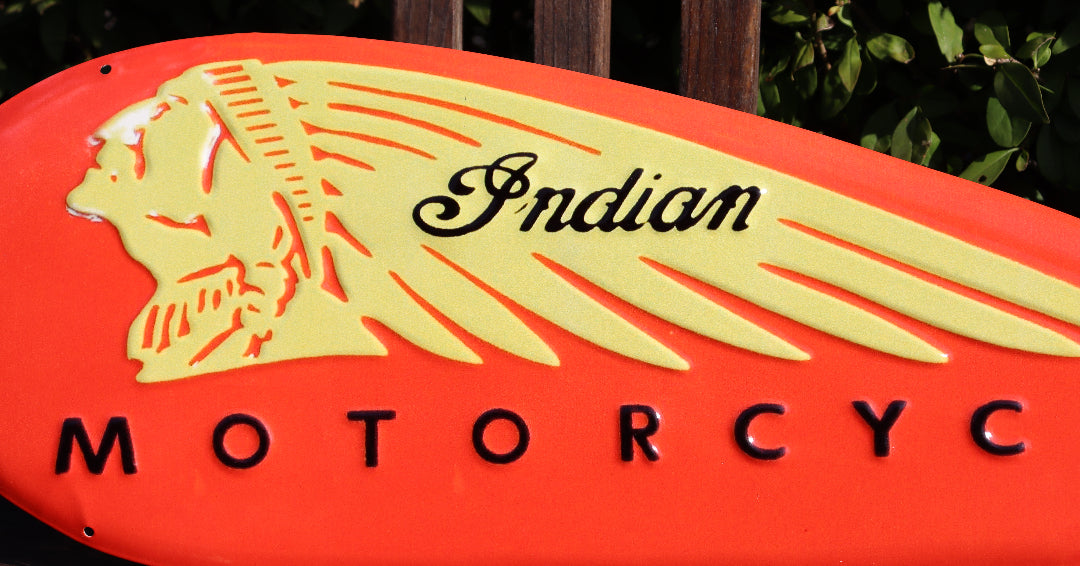 Blechschild Indian Motorcycle