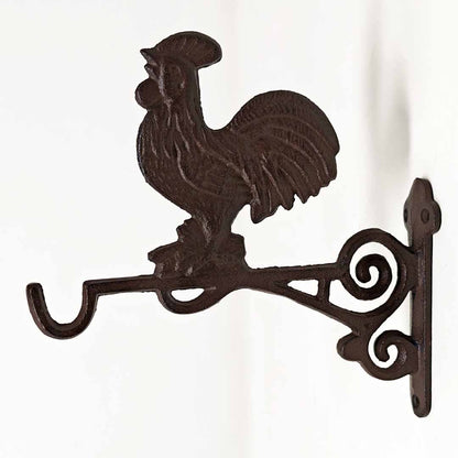 Wandhaken mit dekorativem Hahn