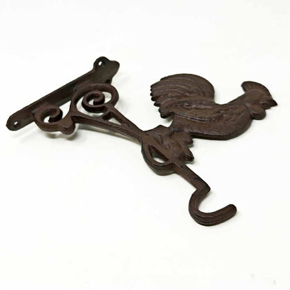 Wandhaken mit dekorativem Hahn