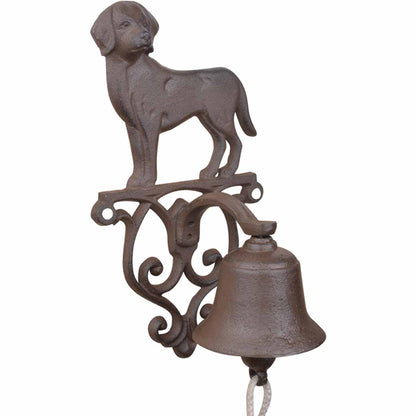 Türglocke mit Hund aus Gusseisen