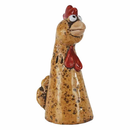 Zaunhocker Huhn klein aus Keramik