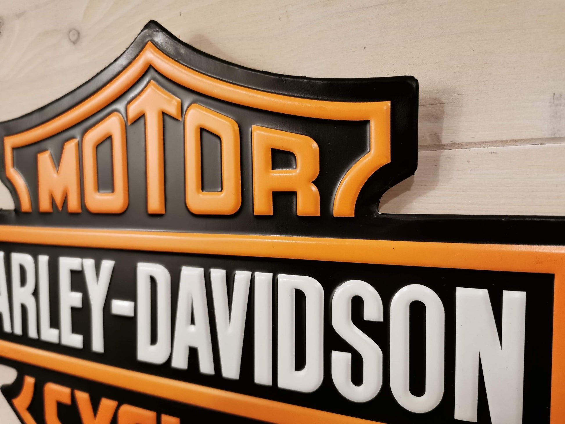 Blechschild Harley-Davidson geprägtes Werbeschild 03