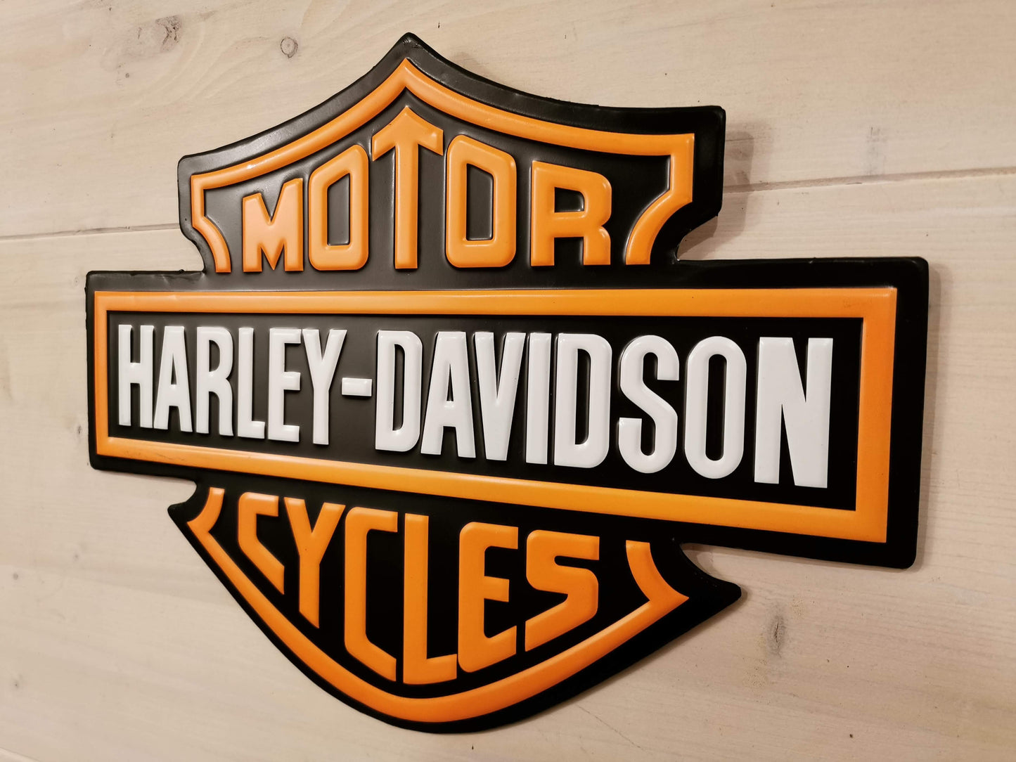 Blechschild Harley-Davidson geprägtes Werbeschild 01